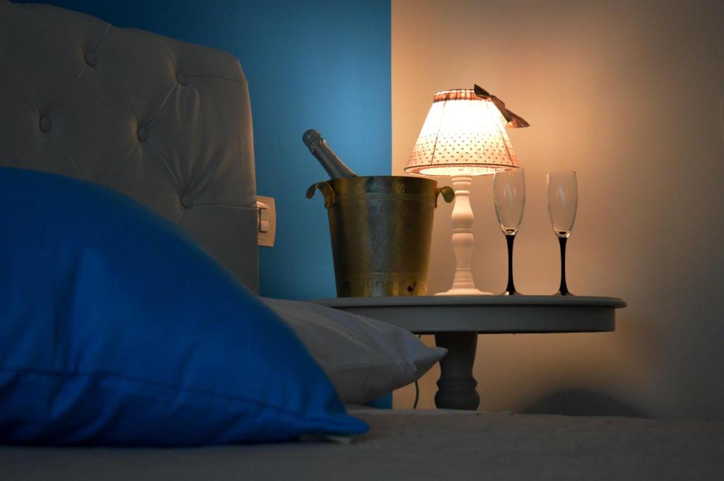 Postel nebo postele na pokoji v ubytování B&B Harmonia