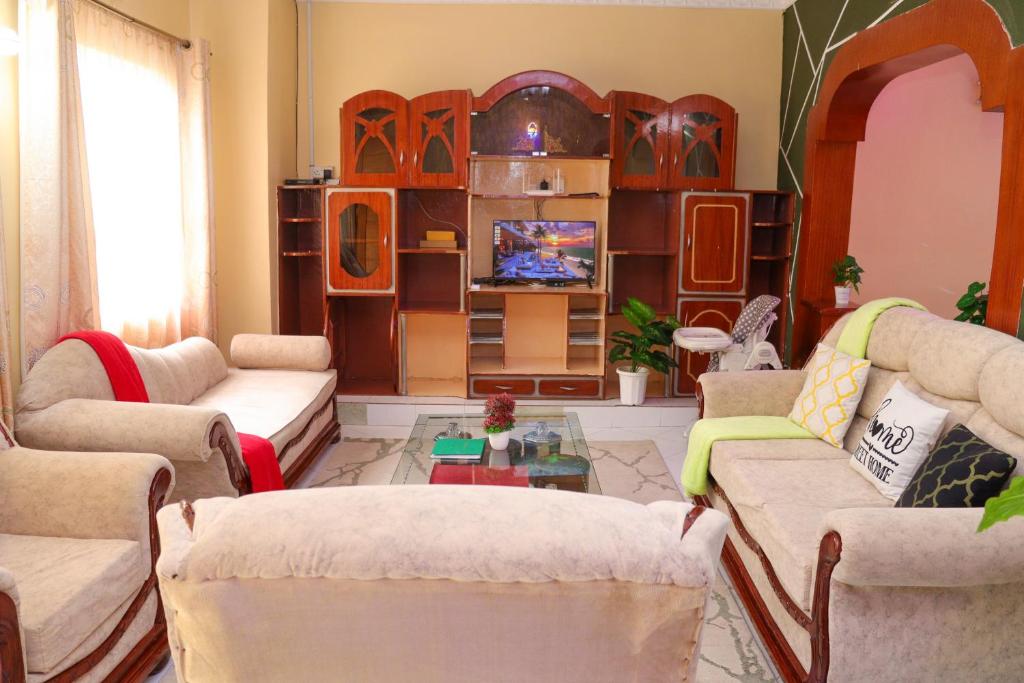 Μια τηλεόραση ή/και κέντρο ψυχαγωγίας στο Aggie's BnB