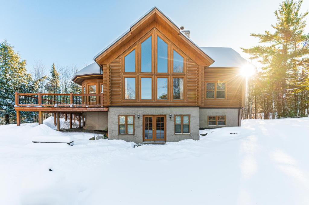 Fiddler Lake Resort Chalet 69 Deer v zimě