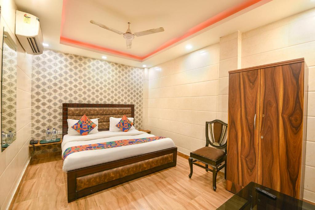 Ένα ή περισσότερα κρεβάτια σε δωμάτιο στο Via The Heights