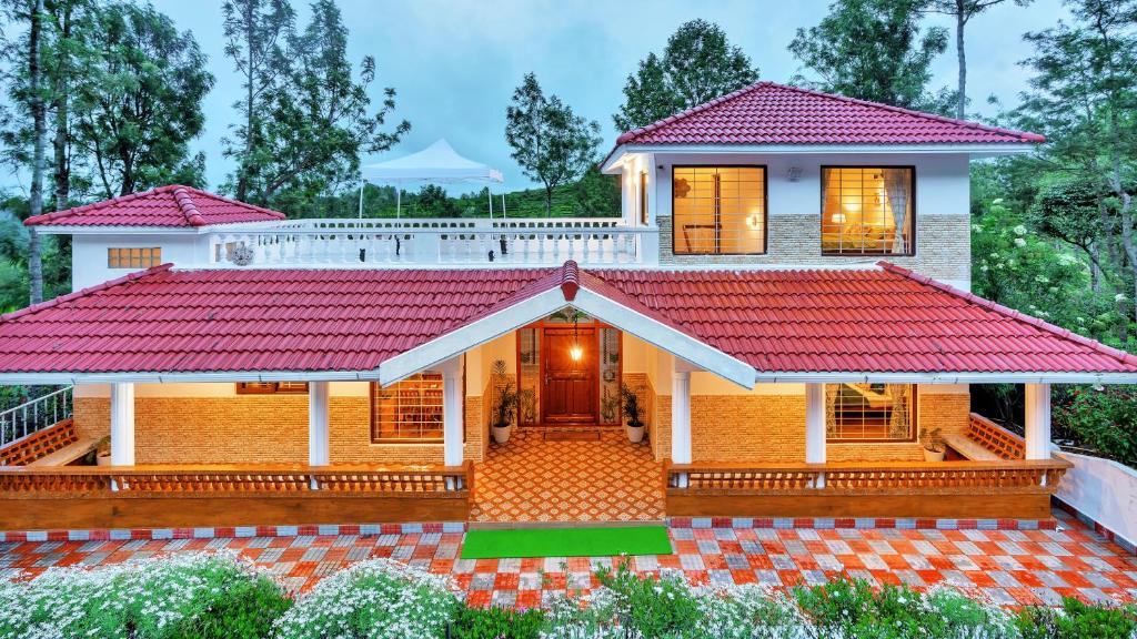 Το κτήριο όπου στεγάζεται  η βίλα