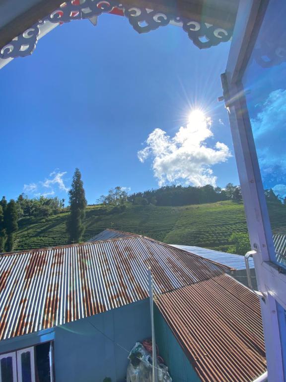 a view from the roof of a house at Karfok Khalanga community homestay in Ilām