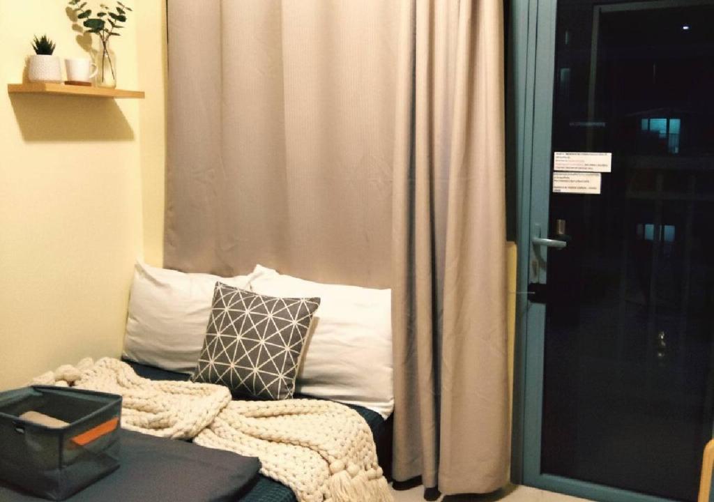 Posezení v ubytování Ortigas Business District Residences