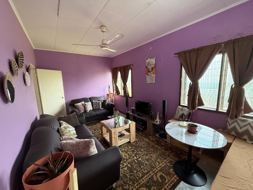 Posezení v ubytování Self-Contained Unit in East Legon, Greater Accra