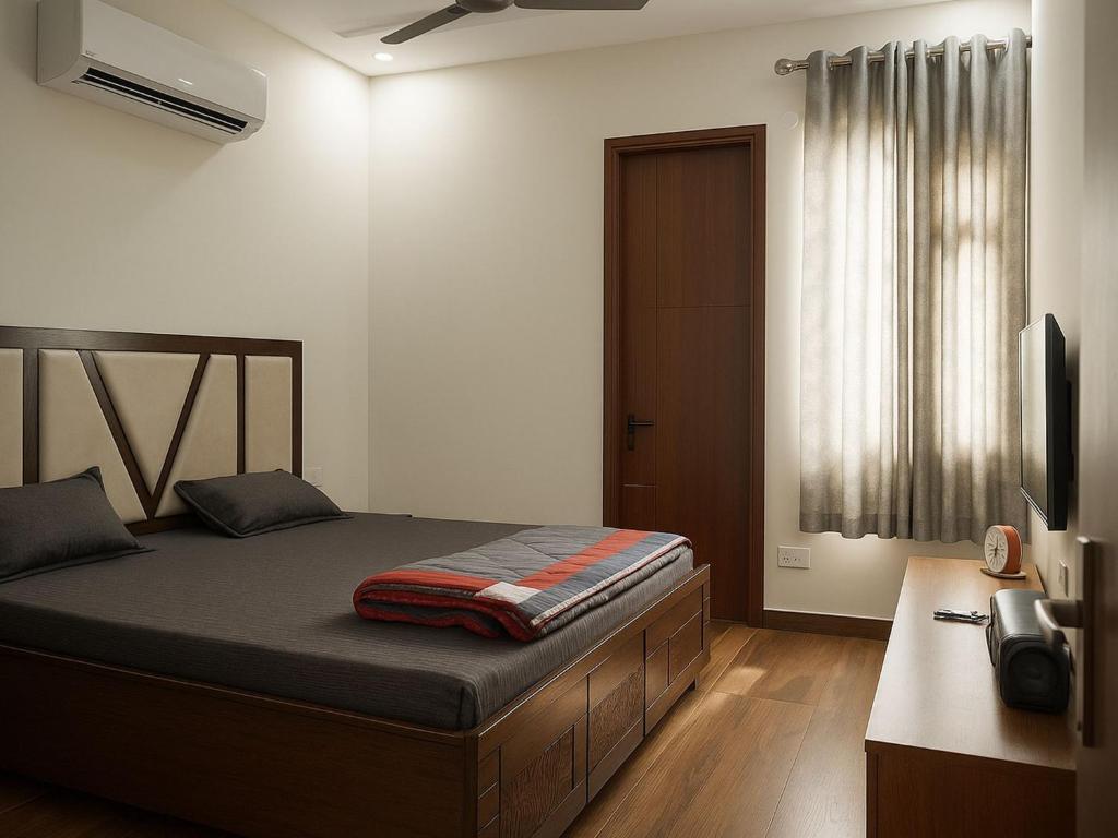 Ένα ή περισσότερα κρεβάτια σε δωμάτιο στο STAY ROTAL VILLA BNB 1st F