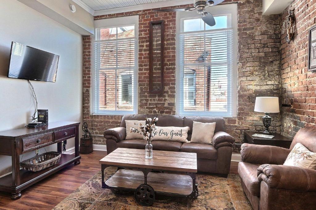 Posezení v ubytování Broughton Hideaway