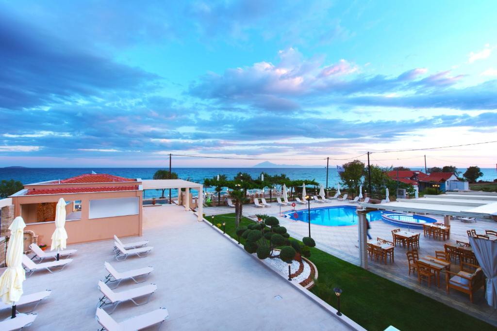 Πισίνα στο ή κοντά στο Blue view seaside hotel