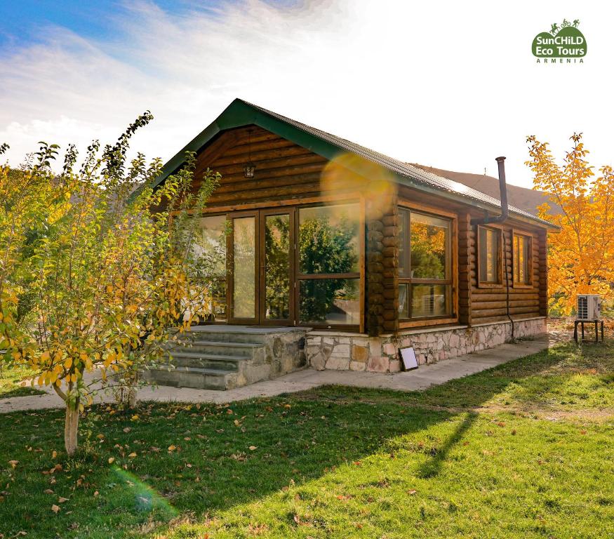 Zahrada ubytování Wooden House in WildLife Refuge
