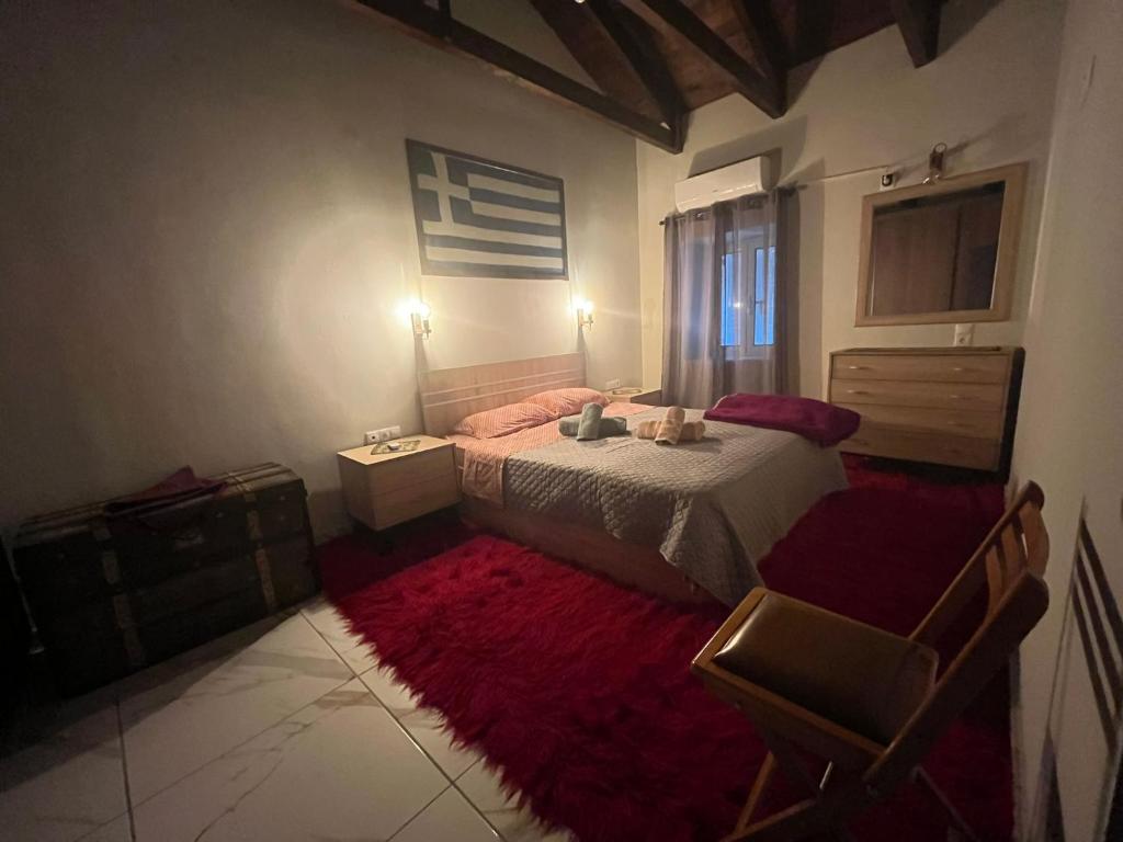 Postel nebo postele na pokoji v ubytování Despo's Guest House