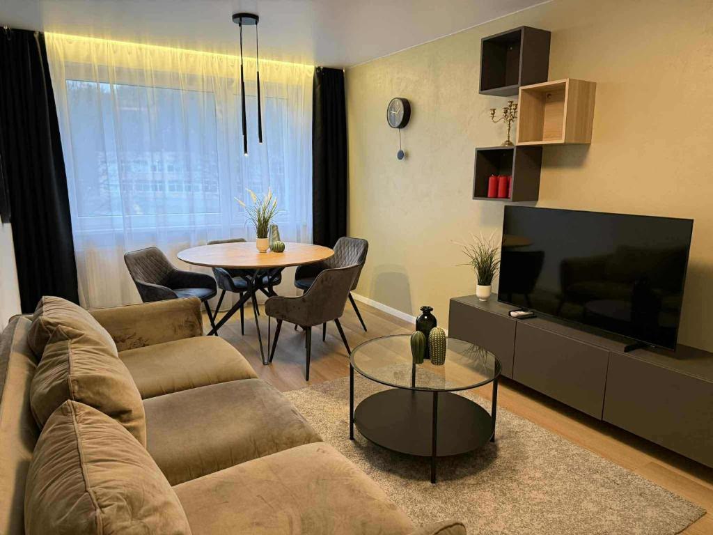 Two Bedroom Apartment LAZDYNAI 휴식 공간