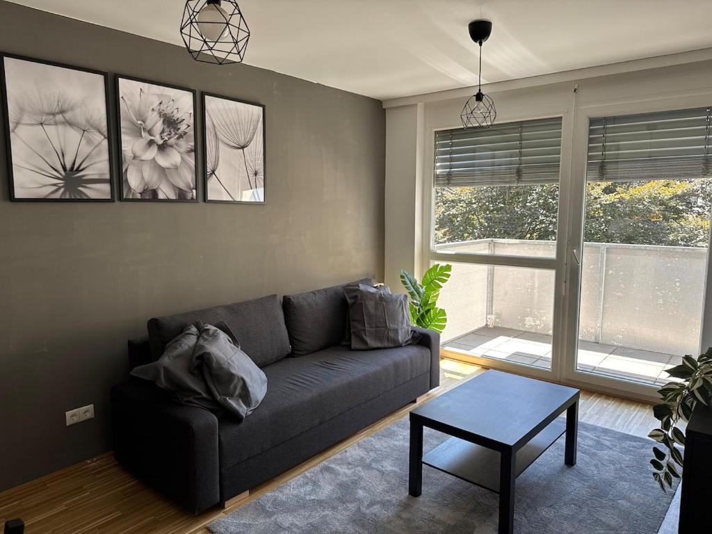 Χώρος καθιστικού στο 2BR, balcony, central, danube, U6 & S-Bahn - BRN 39