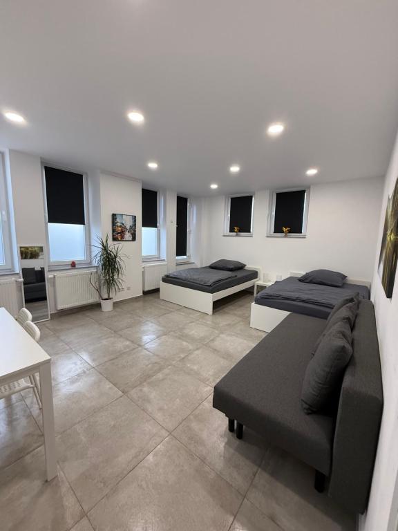 Χώρος καθιστικού στο Schönes Zimmer-3 in Stuttgart-Mitte