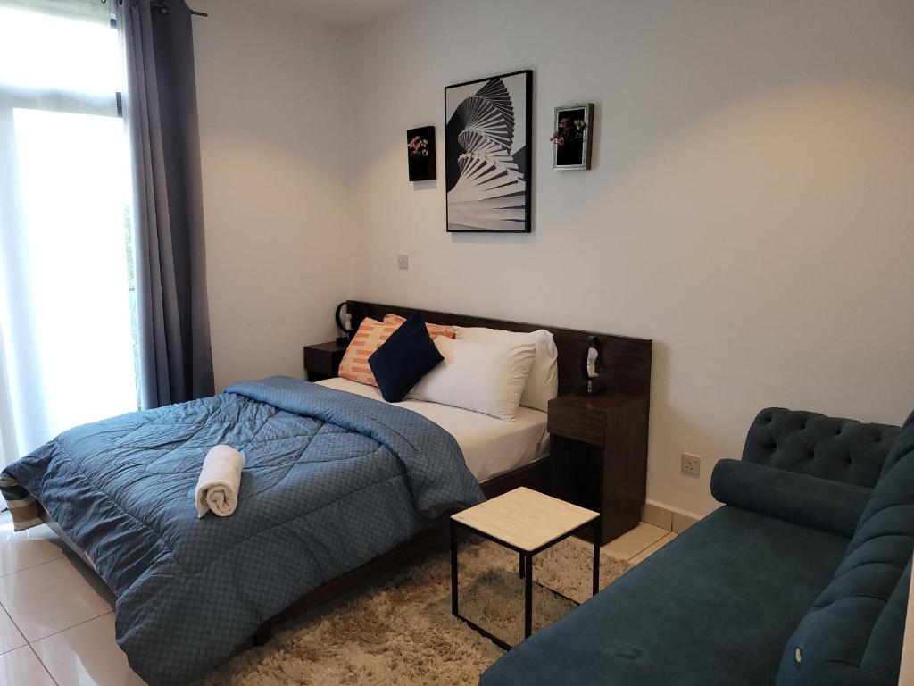 Postel nebo postele na pokoji v ubytování Luxe Corner Apartments