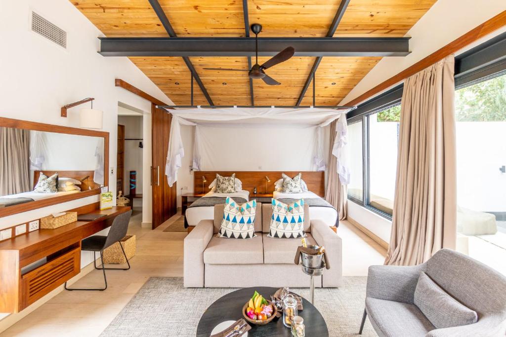 Posezení v ubytování mp resort