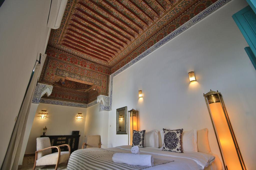 Posezení v ubytování Riad 5 GÉNÉRATIONS