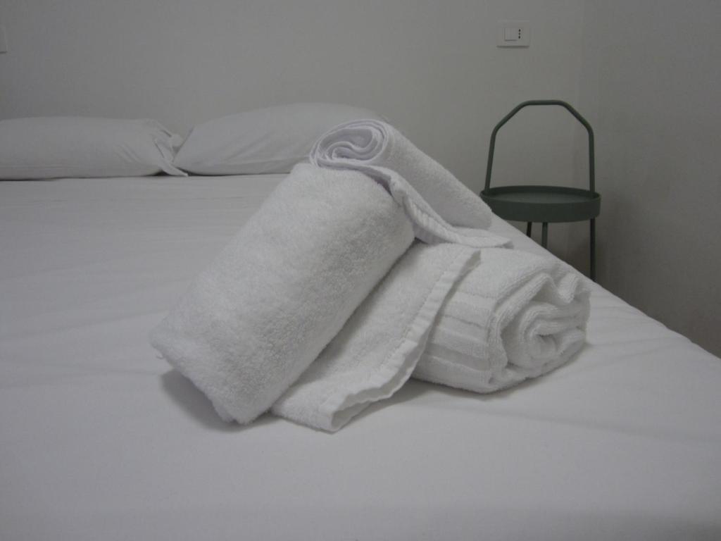 Postel nebo postele na pokoji v ubytování Blu Mediterraneo