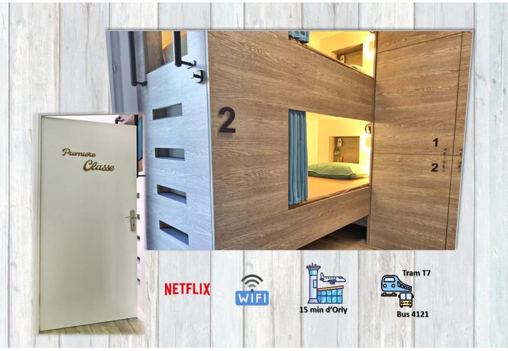 Φωτογραφία από το άλμπουμ του Lit 2 en 1ère Classe-Orly-T7-RER C&D σε Ατίς-Μονς