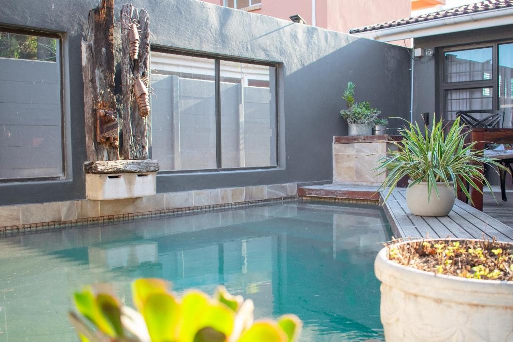 SummerstrandにあるVillaVin at 26 Richardsonの家の裏庭にあるプール