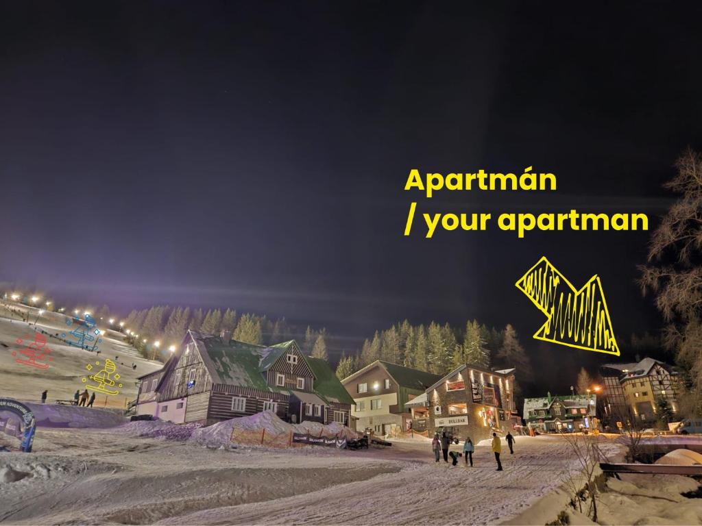 Fotografie z fotogalerie ubytování Rodinný apartmán Pec pod Sněžkou 3 - 1x parkovací místo k dispozici zdarma v Peci pod Sněžkou