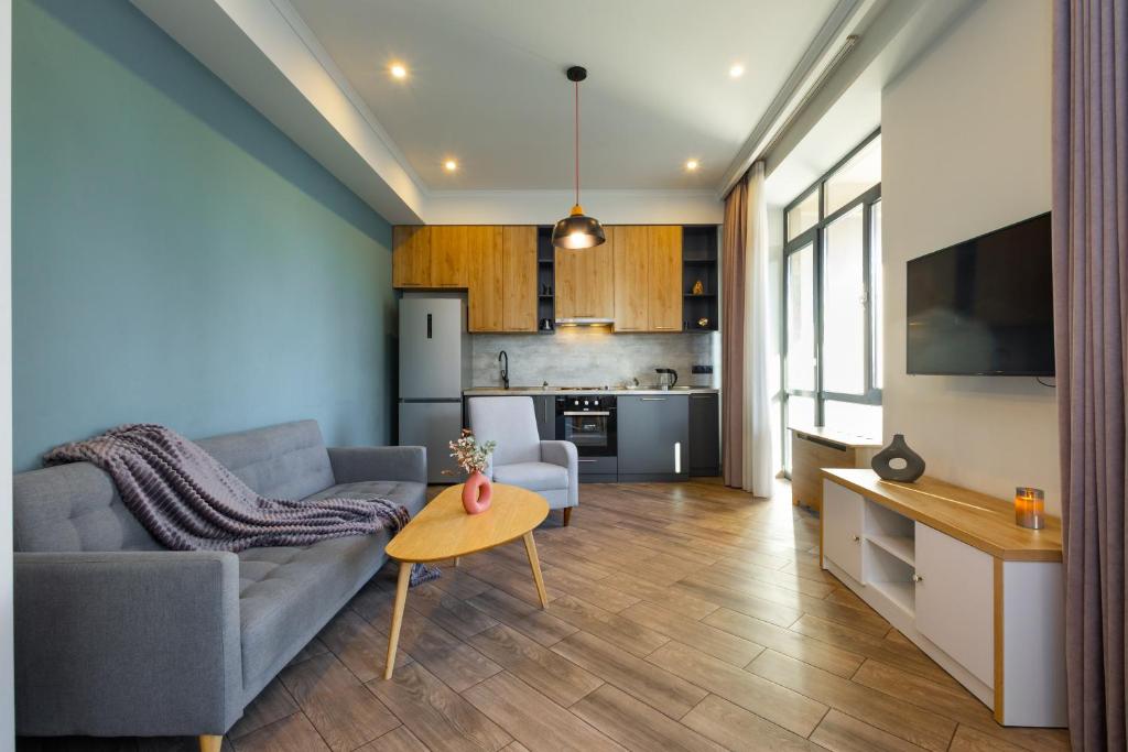 تصویر اتاق‌های Derenik Demirtchyan street 1 bedroom Modern & Stylish apartment DE114 - تصویر ۲