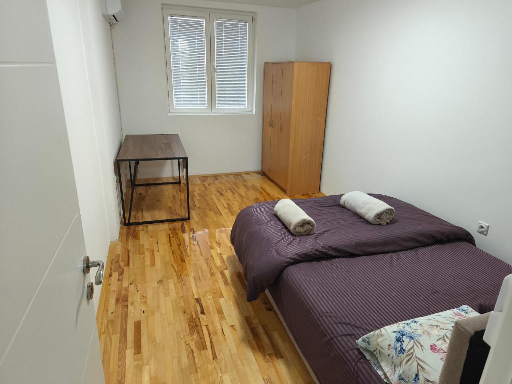 Postel nebo postele na pokoji v ubytování Stan na dan