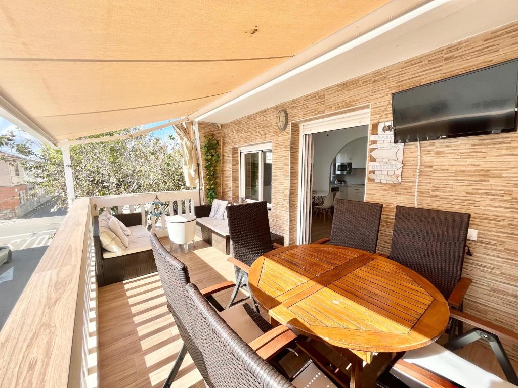 Μπαλκόνι ή βεράντα στο Apartamento Caravaca