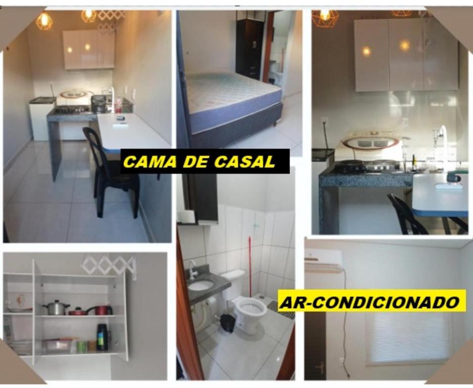 Køkken eller tekøkken på 103 Flats Magguine - Interlagos