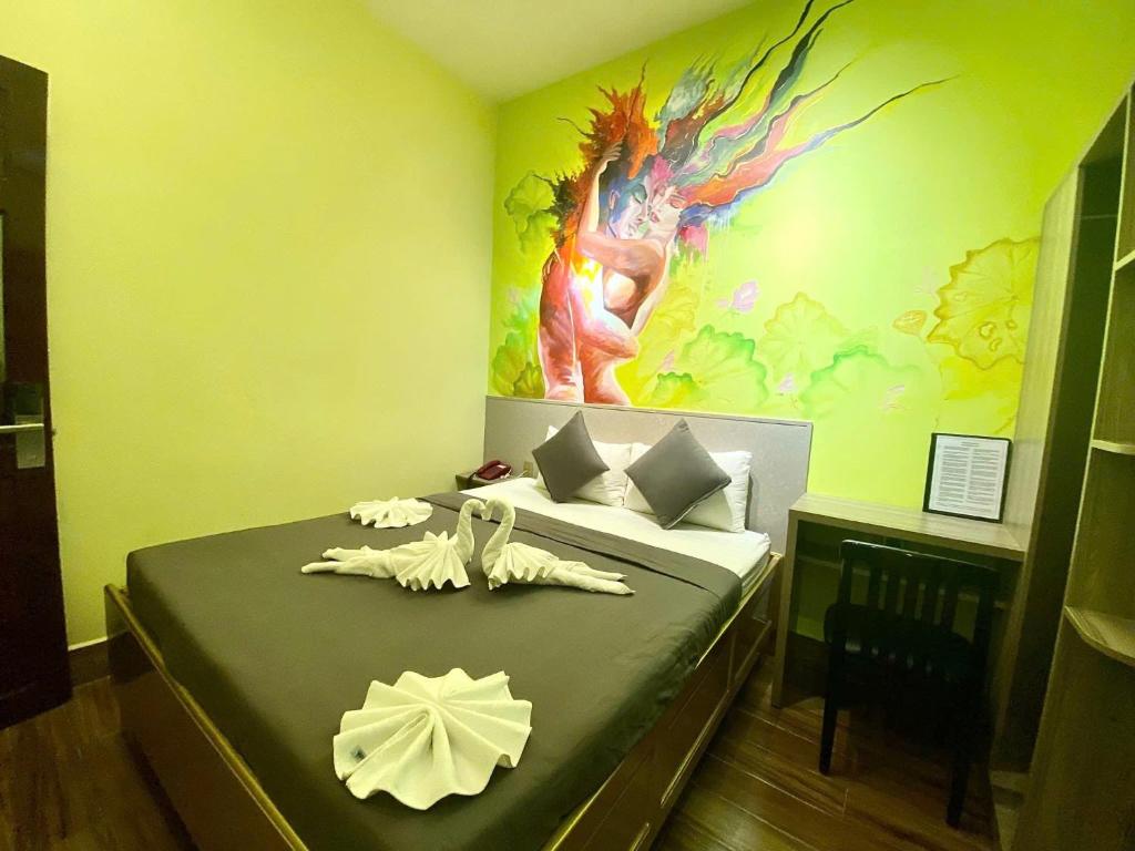 Postel nebo postele na pokoji v ubytování 69's Hometel - Bonnie