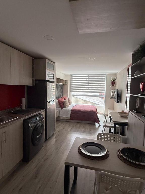 Köök või kööginurk majutusasutuses Luxury Apartment R - Museo del Oro - Centro Bogotá