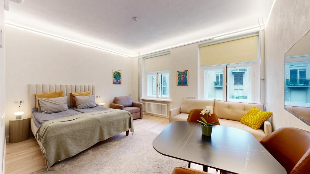 Χώρος καθιστικού στο tARTu Stays at City Center