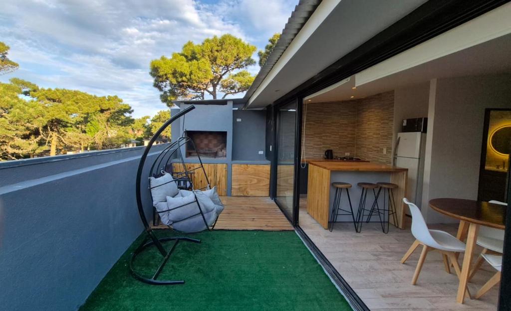 Μπαλκόνι ή βεράντα στο PUROBEACH SUITES Centro a 2 cuadras del mar