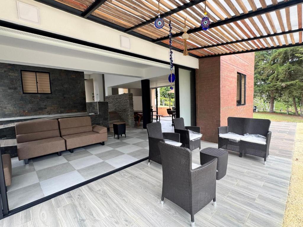 Istumisnurk majutusasutuses Casa de Campo ZEN Descanso y Naturaleza