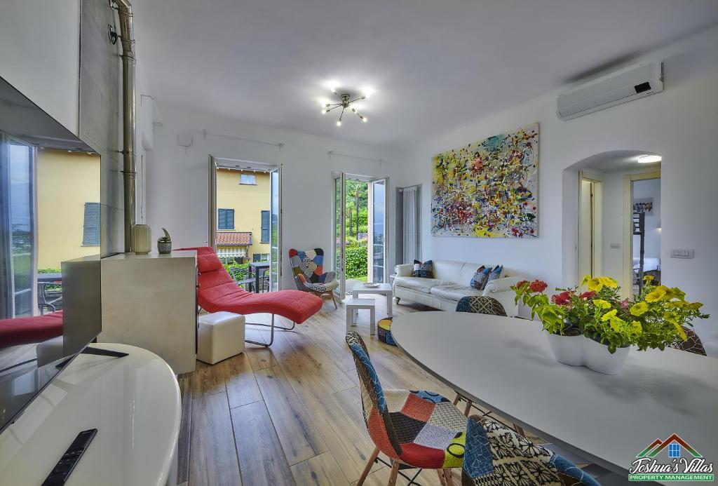 Χώρος καθιστικού στο Casa Giuditta with Air Conditioning and Pool