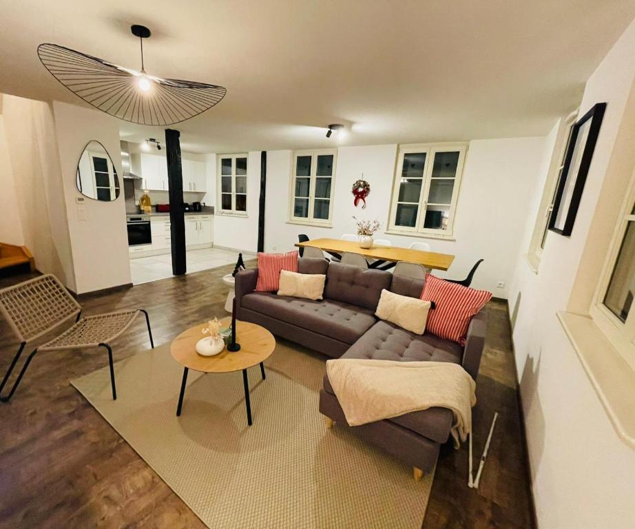 Posezení v ubytování Alsace's Home