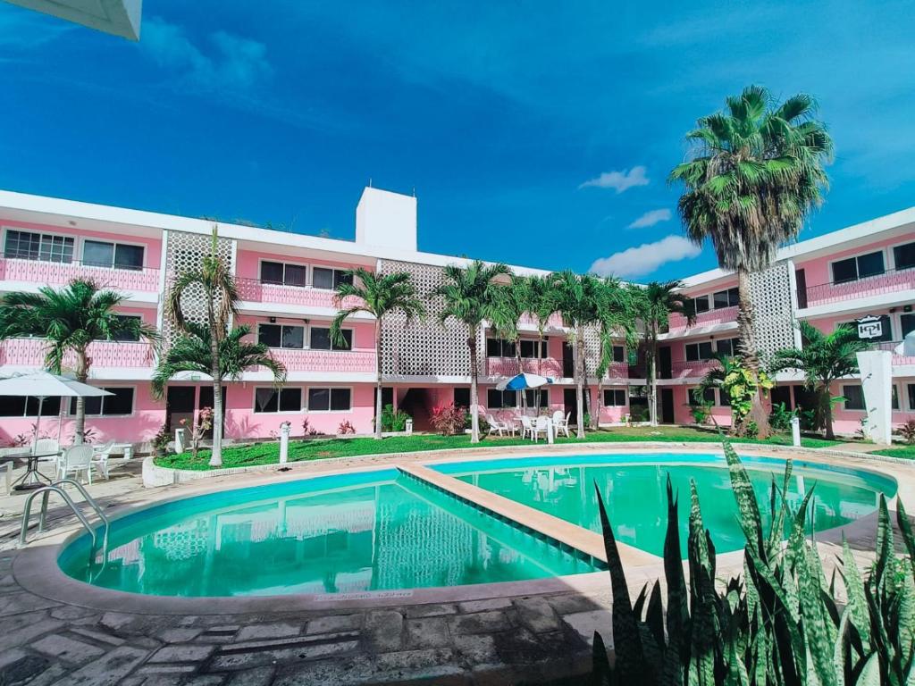 Πισίνα στο ή κοντά στο Departamentos Naa'y