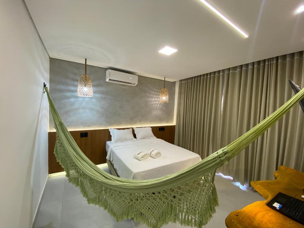 Postel nebo postele na pokoji v ubytování Resort WBF