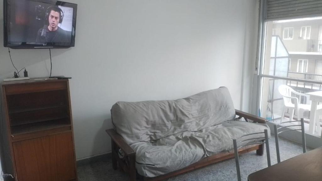 Χώρος καθιστικού στο Departamento al frente