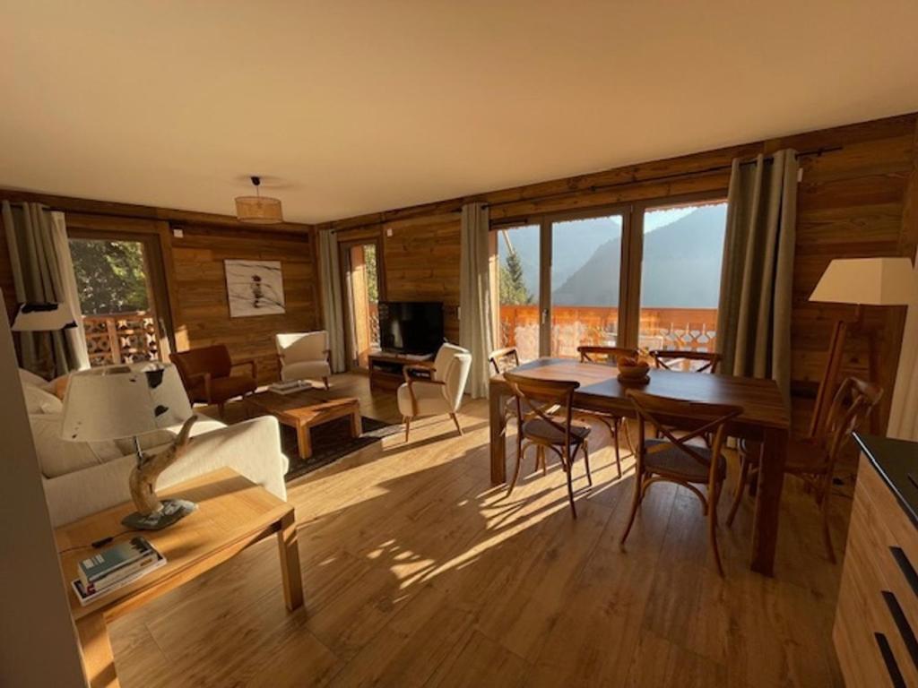 Superbe appartement à Châtel : 6 pers., parking, terrasse vue montagnes - FR-1-198-277