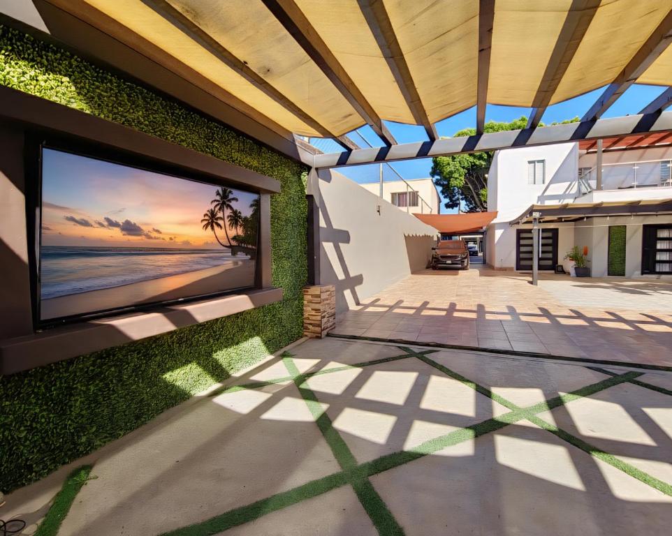 Το κτήριο όπου στεγάζεται  η βίλα