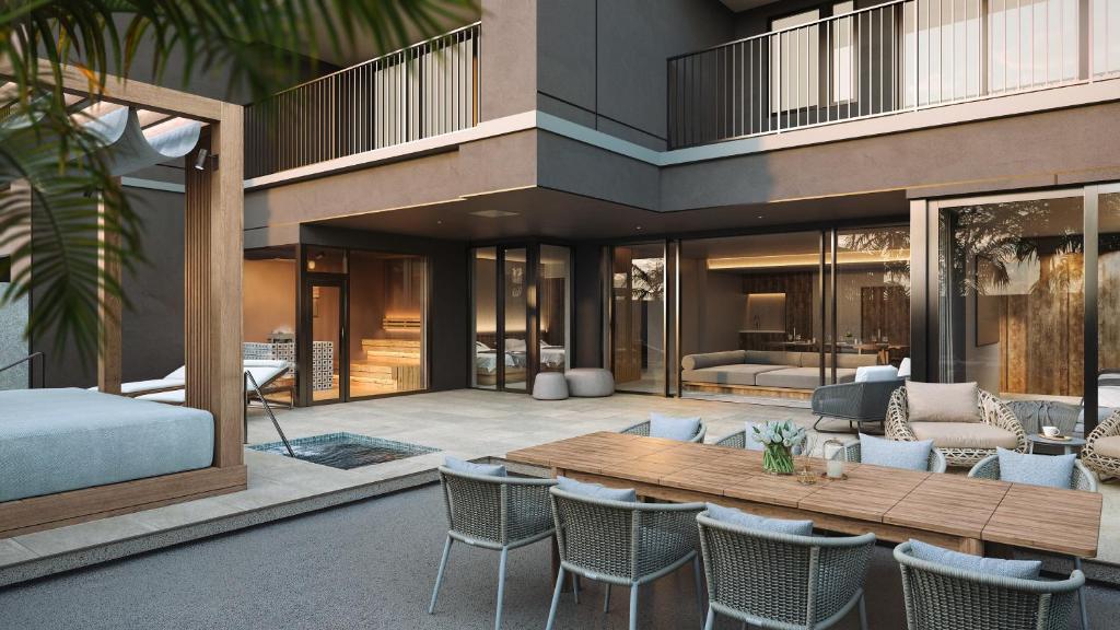 Χώρος καθιστικού στο edit x seven SETOUCHI SHODOSHIMA