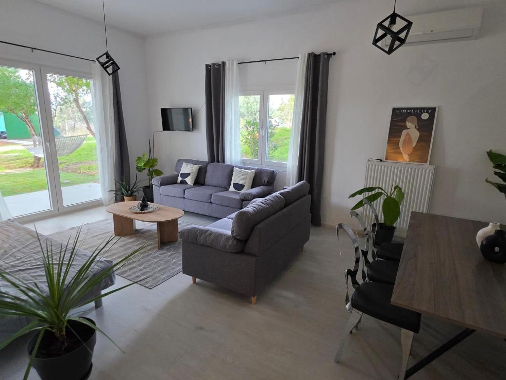 Black N' White Cozy Housegarden