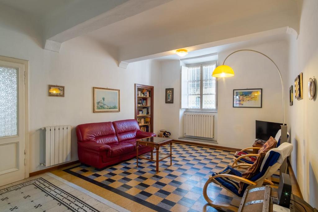 Χώρος καθιστικού στο La chiave del tempo