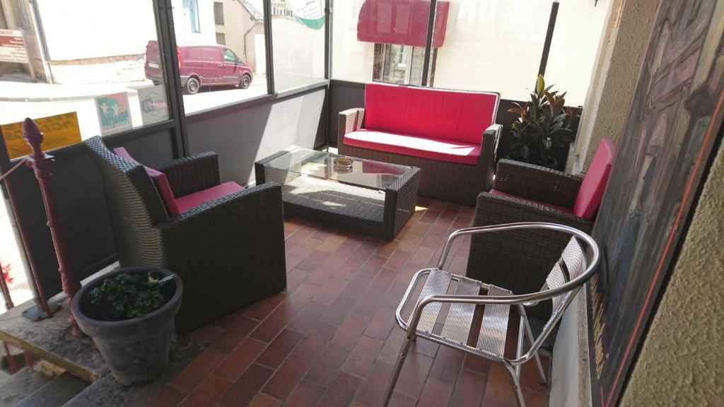 Posezení v ubytování Hotel Fortin