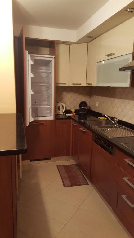 Kuchyň nebo kuchyňský kout v ubytování Apartment Viktoria