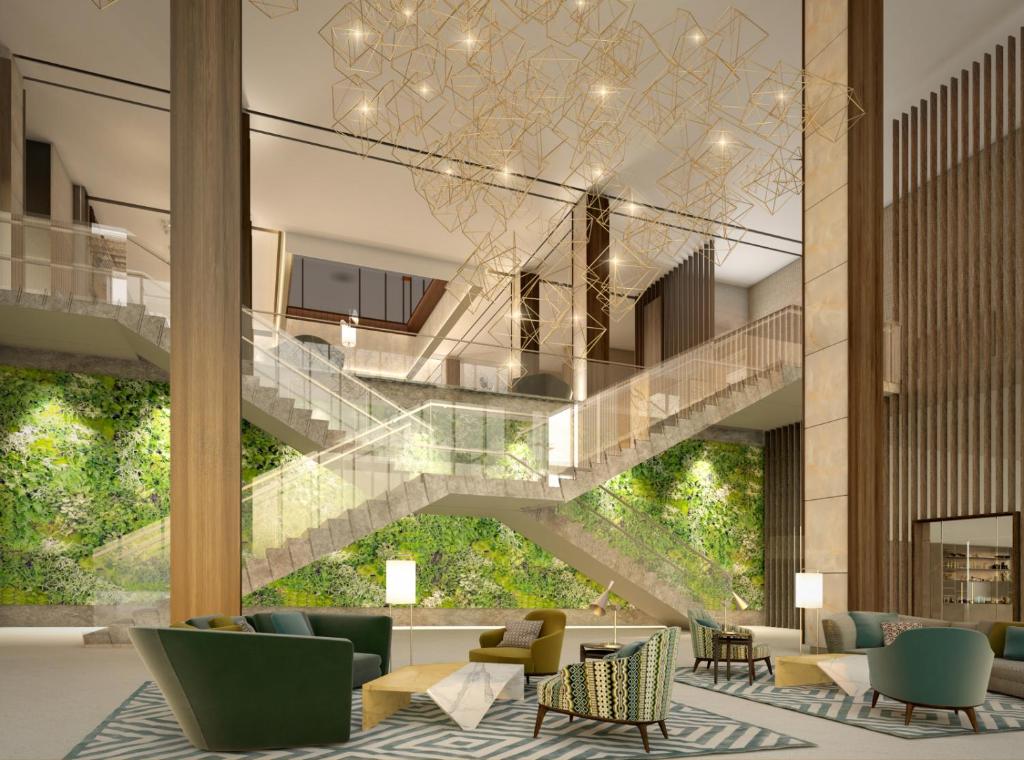 Khu vực ghế ngồi tại Kempinski Hotel Brazzaville Republic of the Congo