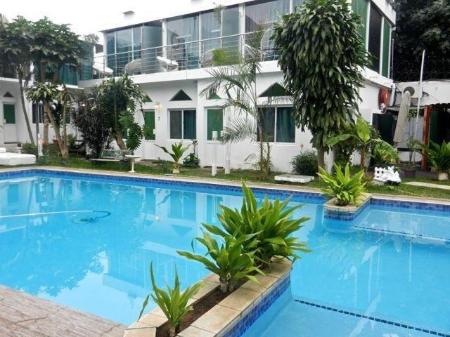 Πισίνα στο ή κοντά στο Villa das Mangas Garden Hotel