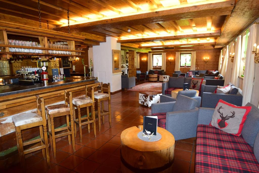 Posezení v ubytování Hotel Unterhof