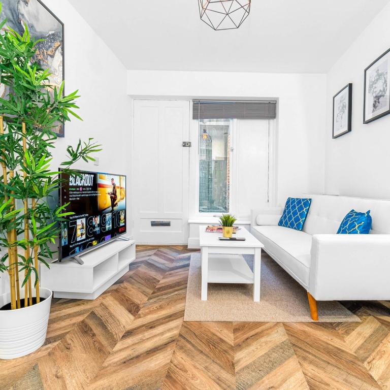 Posezení v ubytování Cozy One Bed - Fast Wi-fi - Netflix - Wolverhampton 12CH