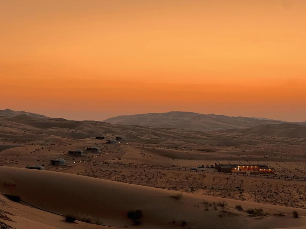 Příroda nedaleko luxury tent