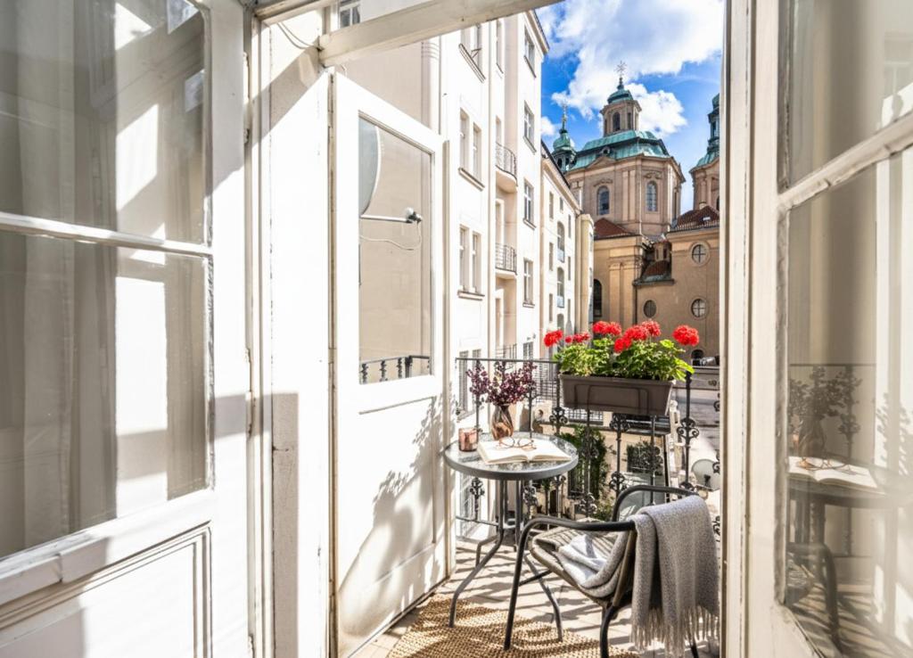 Balkón nebo terasa v ubytování Golden Prague Residence, Jáchymova Street